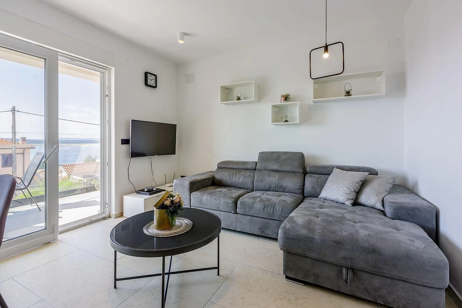 Beeindruckendes Apartment Nur 500 Meter Zum Strand Mit Meerblick, Sauna, Gym, Pool Crikvenica 0*,