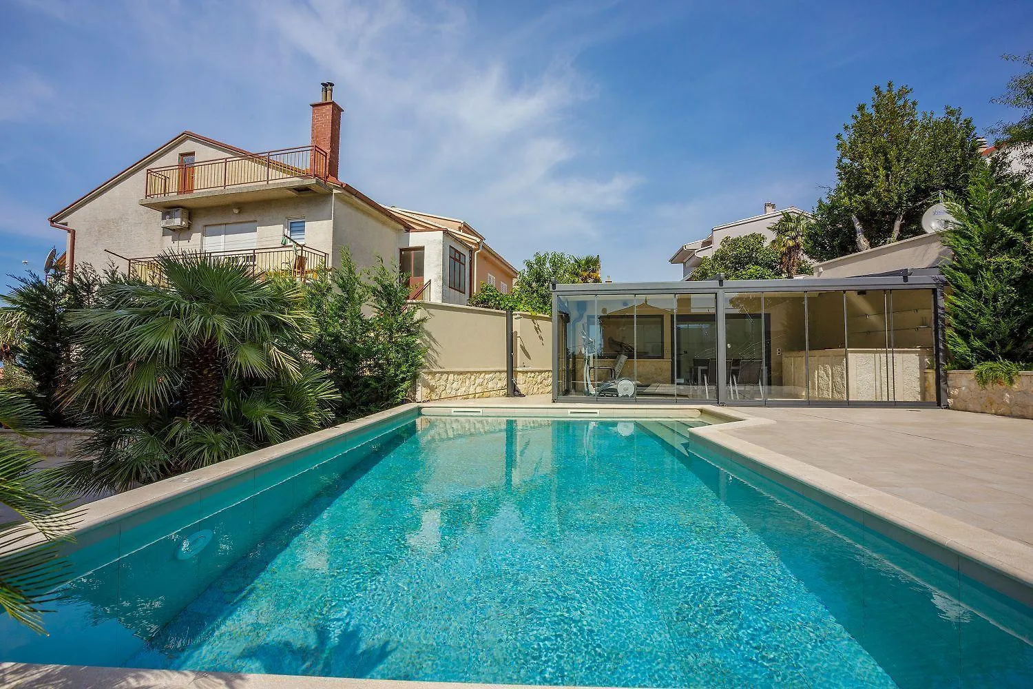 Beeindruckendes Apartment Nur 500 Meter Zum Strand Mit Meerblick, Sauna, Gym, Pool Crikvenica