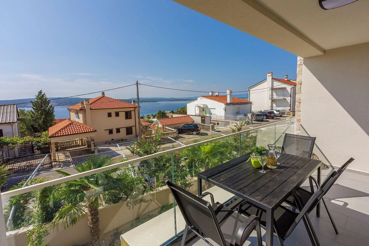 Beeindruckendes Apartment Nur 500 Meter Zum Strand Mit Meerblick, Sauna, Gym, Pool Crikvenica